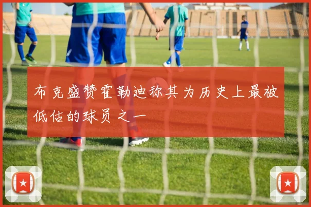 布克盛赞霍勒迪称其为历史上最被低估的球员之一